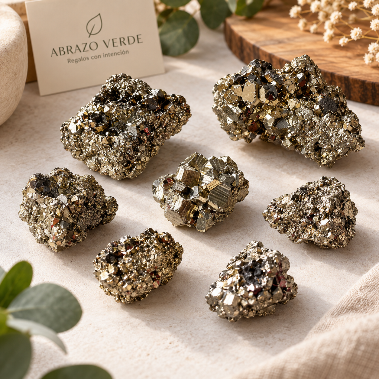 Pirita Natural en Bruto – Piedra de Prosperidad y Abundancia