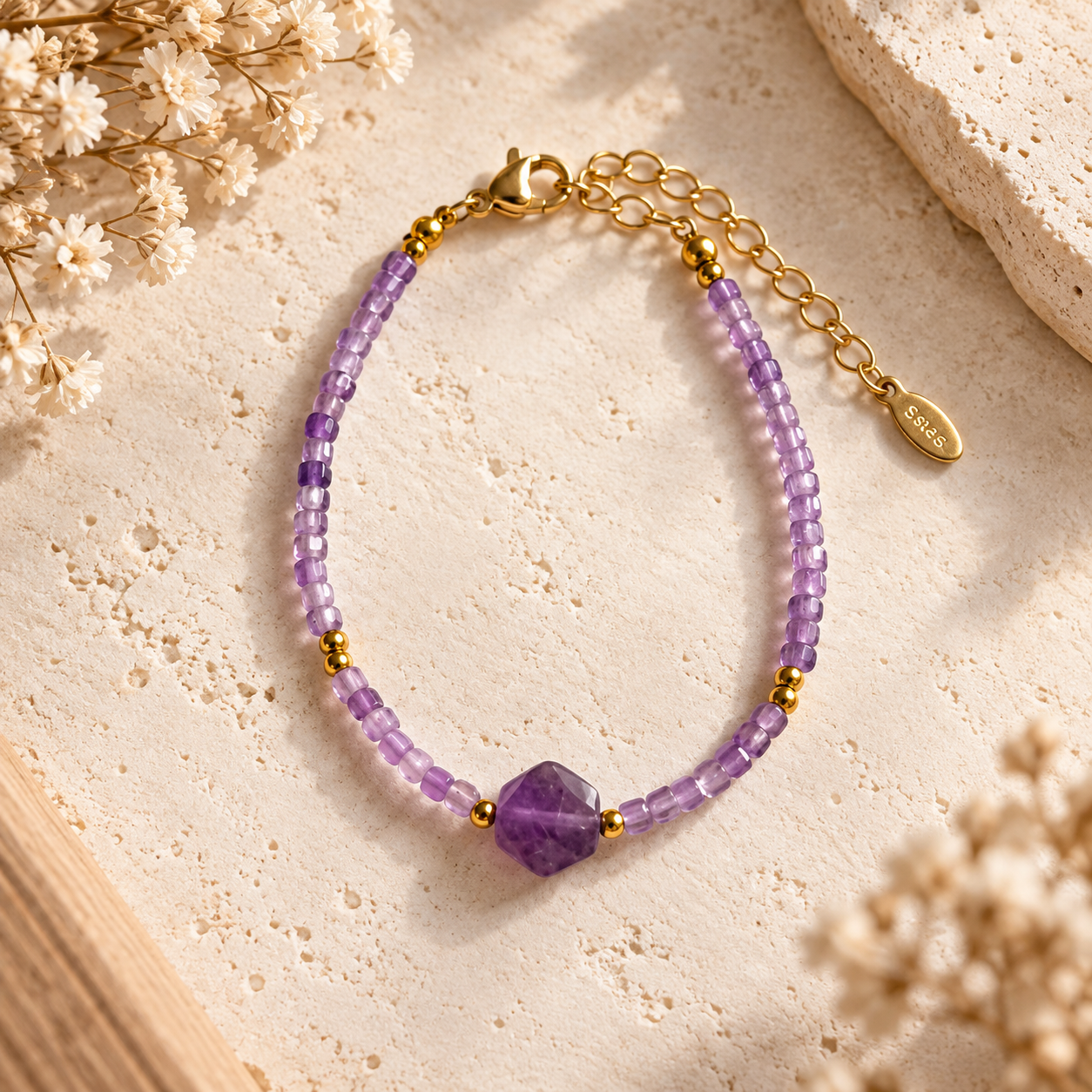 Pulsera Serenidad y calma -Amatista